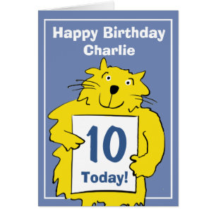 Funny Cartoon Cat om je te personaliseren