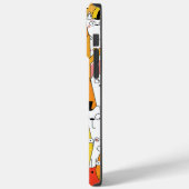 Funny Cartoon Cats Group Doodle Case-Mate iPhone Case (Achterkant / Links)