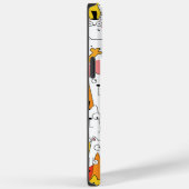 Funny Cartoon Cats Group Doodle Case-Mate iPhone Case (Achterkant / Rechts)