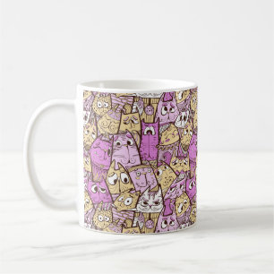 Funny Cartoon Cats Koffiemok