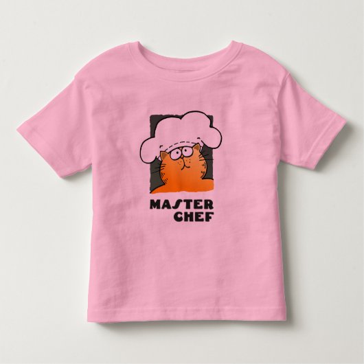 Funny Cartoon Chef | Funny Cooking Chef Kinder Shirts (Voorkant)