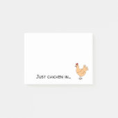 Funny Cartoon Chicken Pun Chicken Lover Post-it® Notes (Voorkant)