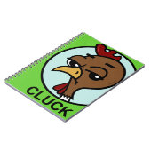FUNNY CARTOON CHICKEN SPIRALE NOTEBOOK NOTITIEBOEK (Linkerzijde)