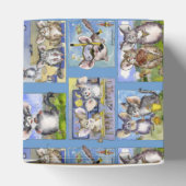 Funny Cartoon Chinchillas Paper Box Bedankdoosjes (Bovenkant)