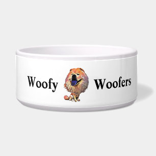 Funny Cartoon Chow Dog Bowl Voerbakje