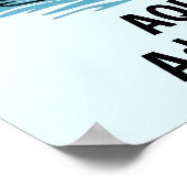 Funny Cartoon Cloud Poster (Hoek)