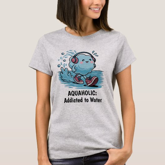Funny Cartoon Cloud T-shirt (Voorkant)