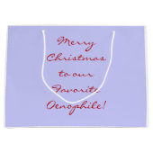 Funny Cartoon Clown openingsfles wijn Large Cadeautasje (Voorkant)