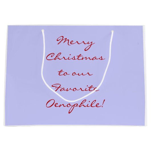 Funny Cartoon Clown openingsfles wijn Large Cadeautasje (Voorkant)