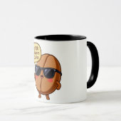 Funny Cartoon Coffee Bean "Don't Talk to Me" Mug Mok (Voorkant rechts)