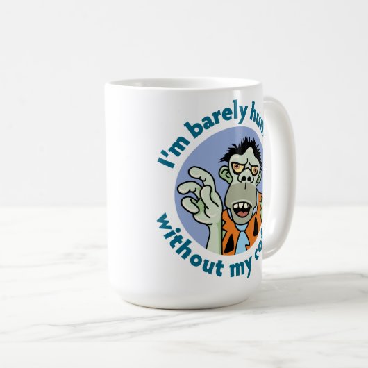 Funny Cartoon Coffee Mok (Voorkant rechts)