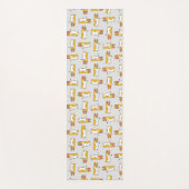 Funny Cartoon Corgi Pattern Yogamat (Voorkant)