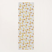 Funny Cartoon Corgi Pattern Yogamat (Achterkant)