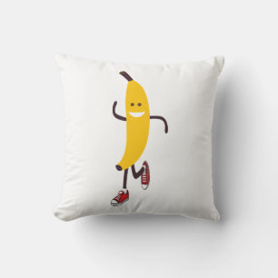 Funny Cartoon die Banana exploiteert Kussen