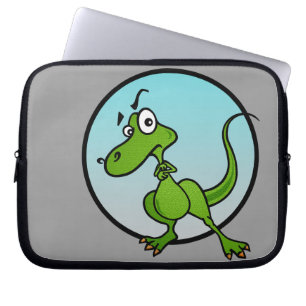 FUNNY CARTOON DINOSAUR LAPTOP SLEEP SLEEVE