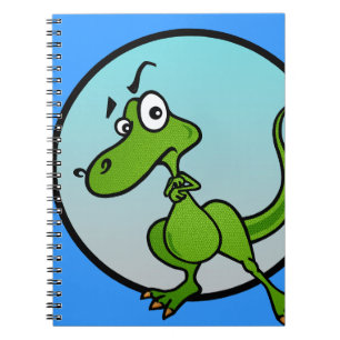 FUNNY CARTOON DINOSAUR SPIRAAL NOTITIEBOEK