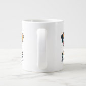 Funny Cartoon Dog Butler Quote Grote Koffiekop (Achterkant)