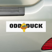 Funny Cartoon Duck Bumpersticker (Op auto)