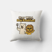 Funny Cartoon Duo Kussen (Achterkant)