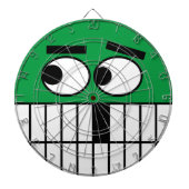 Funny cartoon face dartboard game (aangepaste kleu dartbord (Voorkant)