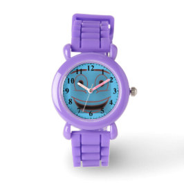 Funny Cartoon Face Horloge