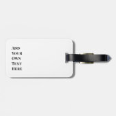 Funny Cartoon Fish Ocean Pun Bagagelabel (Achterkant horizontaal)