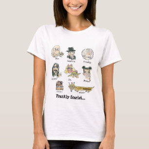 Funny Cartoon Frankly Scarlet Womens T Shirten T-shirt