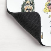 Funny Cartoon Franks een hoop Mousepad Muismat (Hoek)