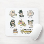 Funny Cartoon Franks een hoop Mousepad Muismat (Met muis)