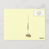 Funny Cartoon French Chef Briefkaart (Achterkant)