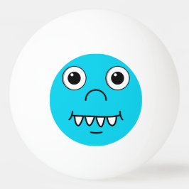 Funny Cartoon gezicht Pingpongbal