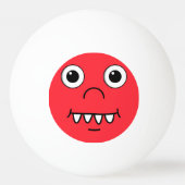 Funny Cartoon gezicht Pingpongbal (Achterkant)