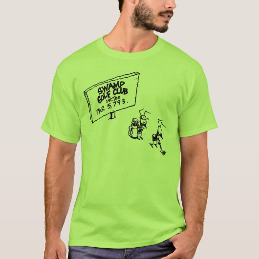 Funny Cartoon Golf Shirt (Voorkant)