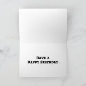 Funny Cartoon Horse Wenskaart Kaart (Binnen)