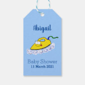 Funny cartoon ijzerwas illustratie cadeaulabel (Achterkant)