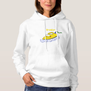Funny cartoon ijzerwas illustratie hoodie