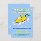 Funny cartoon ijzerwas illustratie kaart (Voorkant / Achterkant)