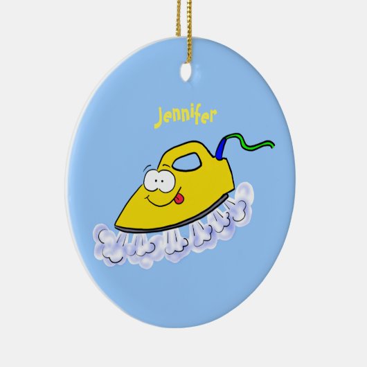 Funny cartoon ijzerwas illustratie keramisch ornament (Rechts)