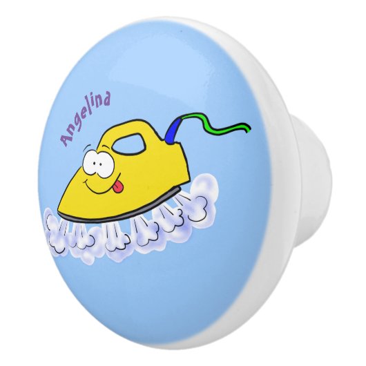 Funny cartoon ijzerwas illustratie keramische knop (Rechts)