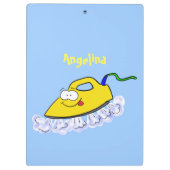 Funny cartoon ijzerwas illustratie klembord (Achterkant)