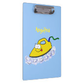 Funny cartoon ijzerwas illustratie klembord (Rechts)