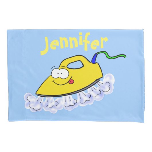 Funny cartoon ijzerwas illustratie kussensloop (Voorkant)