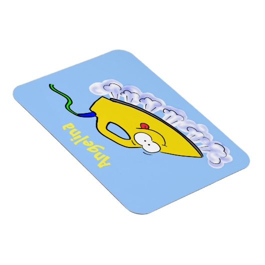 Funny cartoon ijzerwas illustratie magneet (Rechterzijde)