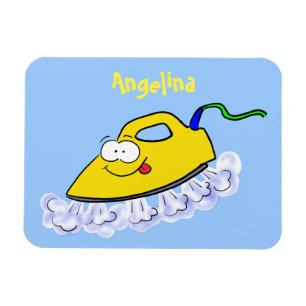 Funny cartoon ijzerwas illustratie magneet