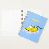 Funny cartoon ijzerwas illustratie planner (Display)