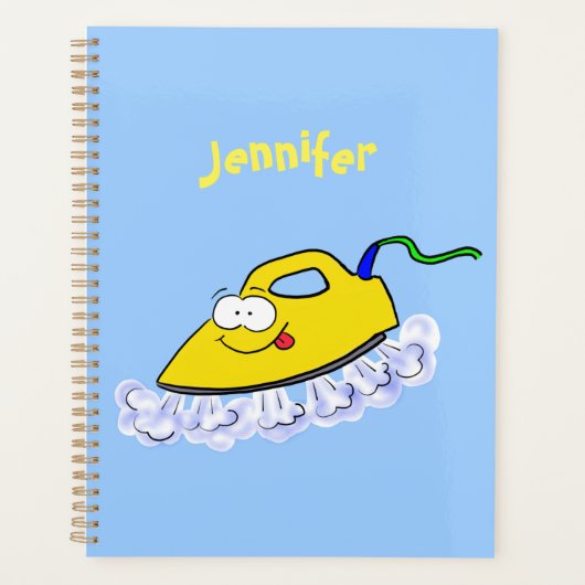 Funny cartoon ijzerwas illustratie planner (Voorkant)
