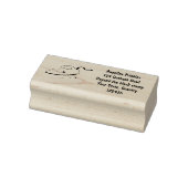 Funny cartoon ijzerwas illustratie rubberstempel (Stempel)