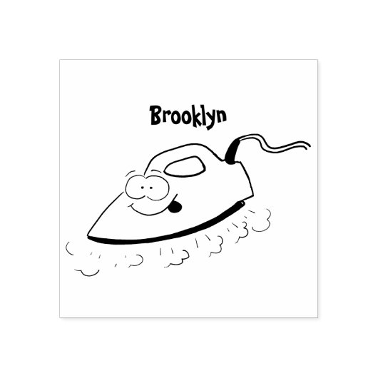 Funny cartoon ijzerwas illustratie rubberstempel (Afrduk)