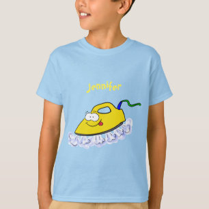 Funny cartoon ijzerwas illustratie t-shirt
