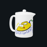 Funny cartoon ijzerwas illustratie theepot<br><div class="desc">Je hebt dit uitgestreken! Onze grappige,  gele,  ijzeren cartoon illustratie voor aanmoediging!</div>